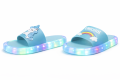 Świecące klapki 3D UNISEX dziecięce LED Unicorn różowe kapcie z jednorożcem