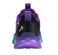 Buty sportowe dziecięce z amortyzacją czarno-fioletowe sneakersy dla dzieci z motywem smoka