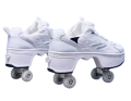 Butorolki dziecięce 2w1 wrotki dla dzieci UNISEX Białe buty na kółkach