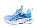 Buty sportowe dziecięce błękitne sneakersy lekkie z systemem szybkiego zapięcia