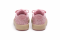 Sneakersy dziecięce buty dla dziewczynki różowe trampki brokatowe