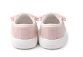 Buty dziecięce niemowlęce z kokardą różowe trampki dla dziewczynki