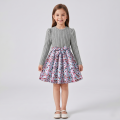 Sukienka dziewczęca z sweterkiem i wzorzystym dołem – elegancka i wygodna