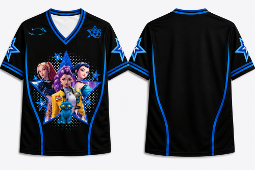 Koszulka dziecięca 3D UNISEX oversize T-Shirt K-Pop Demon Hunters