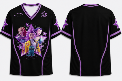 Koszulka dziecięca 3D UNISEX oversize T-Shirt K-Pop Demon Hunters