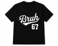 T-Shirt dziecięcy koszulka 3D dla dzieci z motywem BRUH 67 SIX SEVEN
