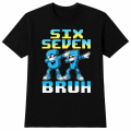 T-Shirt dziecięcy koszulka 3D dla dzieci UNISEX 67 z motywem SIX SEVEN