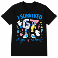 T-Shirt dziecięcy koszulka 3D dla dzieci UNISEX 67 z motywem SIX SEVEN