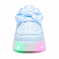 Świecące Buty LED Dziewczęce K-POP Demon Hunters Sneakersy z Kokardą i Zamkiem