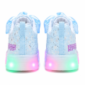 Świecące Buty LED Dziewczęce K-POP Demon Hunters Sneakersy z Kokardą i Zamkiem