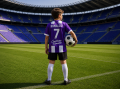 Koszulka sportowa 3D UNISEX T-Shirt piłkarski Pasiak CRISTIANO RONALDO CR7