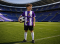 Koszulka sportowa 3D UNISEX T-Shirt piłkarski Pasiak CRISTIANO RONALDO CR7