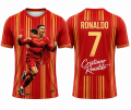 Koszulka sportowa 3D UNISEX T-Shirt piłkarski Pasiak CRISTIANO RONALDO CR7
