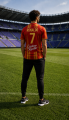 Koszulka sportowa 3D UNISEX T-Shirt piłkarski Pasiak CRISTIANO RONALDO CR7