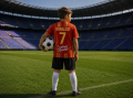 Koszulka sportowa 3D UNISEX T-Shirt piłkarski Pasiak CRISTIANO RONALDO CR7