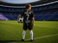 Koszulka sportowa 3D UNISEX T-Shirt piłkarski Pasiak CRISTIANO RONALDO CR7