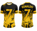 Koszulka sportowa 3D UNISEX T-Shirt piłkarski Pasiak CRISTIANO RONALDO CR7