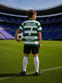Koszulka sportowa 3D UNISEX T-Shirt piłkarski Pasiak CRISTIANO RONALDO CR7
