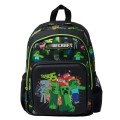Plecak Szkolny dla dzieci MINECRAFT dla Chłopca Tornister Młodzieżowy TNT Creeper Zombie Duży