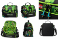 Torba Śniadaniowa Termiczna MINECRAFT Creeper Lunchbox na Ramię dla Dzieci