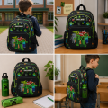 Torba Śniadaniowa Termiczna MINECRAFT Creeper Lunchbox na Ramię dla Dzieci
