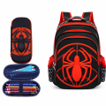 Plecak Szkolny dla dzieci MARVEL Spider-Man dla Chłopca Duży Tornister Czarno Czerwony + Piórnik