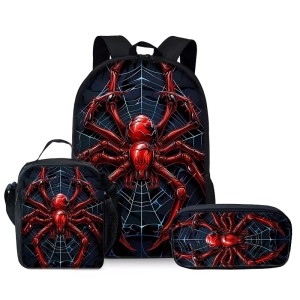 Plecak Szkolny Dziecięcy dla Chłopca Zestaw 3w1 MARVEL Pająk SpiderMan + Gratisy