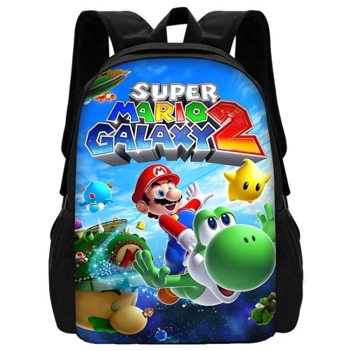 Plecak dla Dzieci Szkolny Super Mario Tornister Młodzieżowy Gamingowy