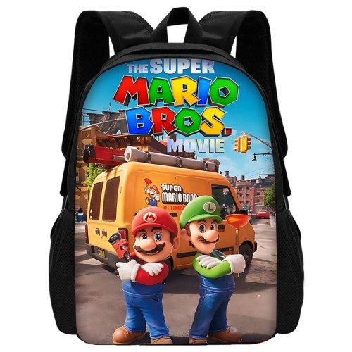 Plecak dla Dzieci Szkolny Super Mario Tornister Młodzieżowy Gamingowy