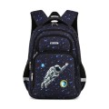 Plecak dla Dzieci Szkolny Kosmos Astronauta Tornister Ergonomiczny Odblaski Granatowy