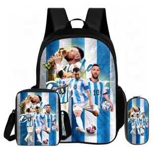 Zestaw Plecak Piórnik Torebka Lionel Messi
