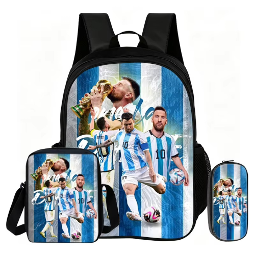 Zestaw Plecak Piórnik Torebka Messi