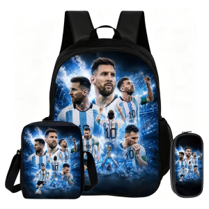 Zestaw Plecak Piórnik Torebka Lionel Messi