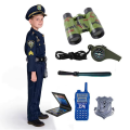 Strój Kostium Policjant Akcesoria Czapka Pasek