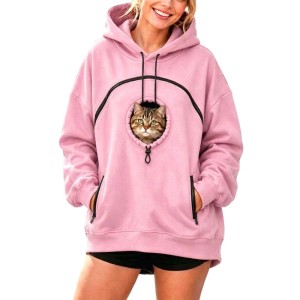 Bluza unisex z kieszenią na pupila S-XXXL