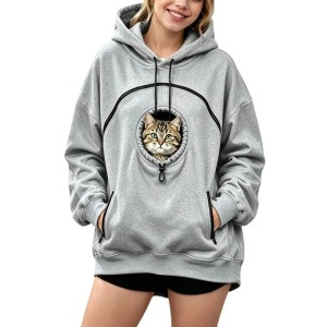 Bluza unisex z kieszenią na pupila S-XXXL