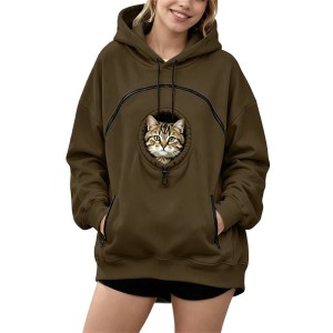 Bluza unisex z kieszenią na pupila S-XXXL
