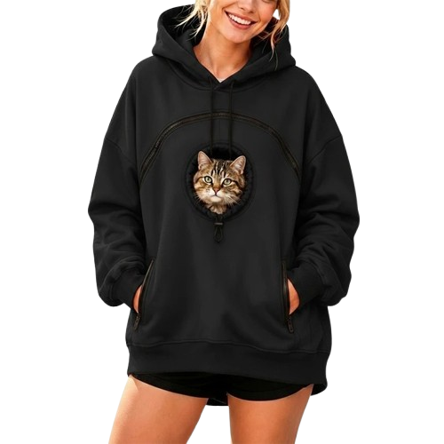 Bluza unisex z kieszenią na pupila S-XXXL