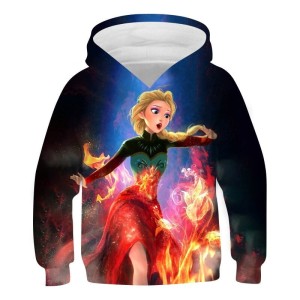 BLUZA 3D dla dzieci KRAINA LODU rozmiar 100-160