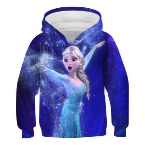 BLUZA 3D dla dzieci KRAINA LODU rozmiar 100-160