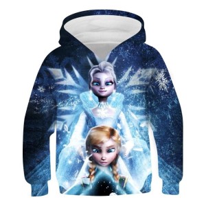 BLUZA 3D dla dzieci KRAINA LODU rozmiar 100-160