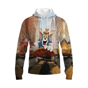 BLUZA 3D dla dzieci TOM AND JERRY rozmiar 100-160