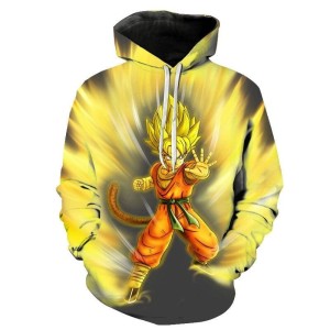 BLUZA 3D dla dzieci DRAGON BALL rozmiar 100-160