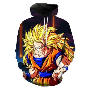 BLUZA 3D dla dzieci DRAGON BALL rozmiar 100-160