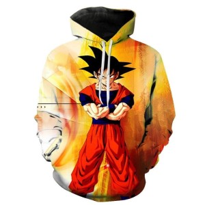BLUZA 3D dla dzieci DRAGON BALL rozmiar 100-160