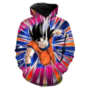 BLUZA 3D dla dzieci DRAGON BALL rozmiar 100-160