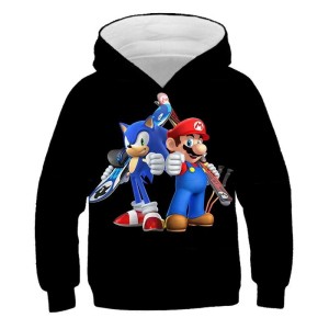 BLUZA 3D dla dzieci SONIC rozmiar 100-160