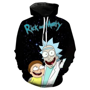 BLUZA 3D dla dzieci RICK AND MORTY rozmiar 100-160