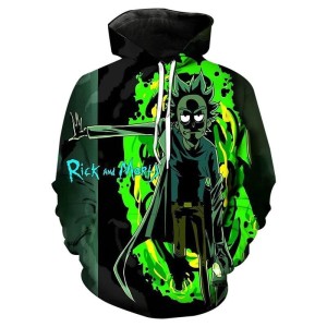 BLUZA 3D dla dzieci RICK AND MORTY rozmiar 100-160