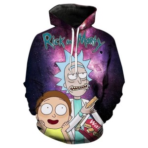 BLUZA 3D dla dzieci RICK AND MORTY rozmiar 100-160